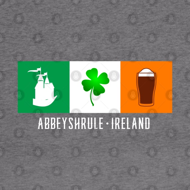 Abbeyshrule Ireland, Gaelic - Irish Flag by Eire